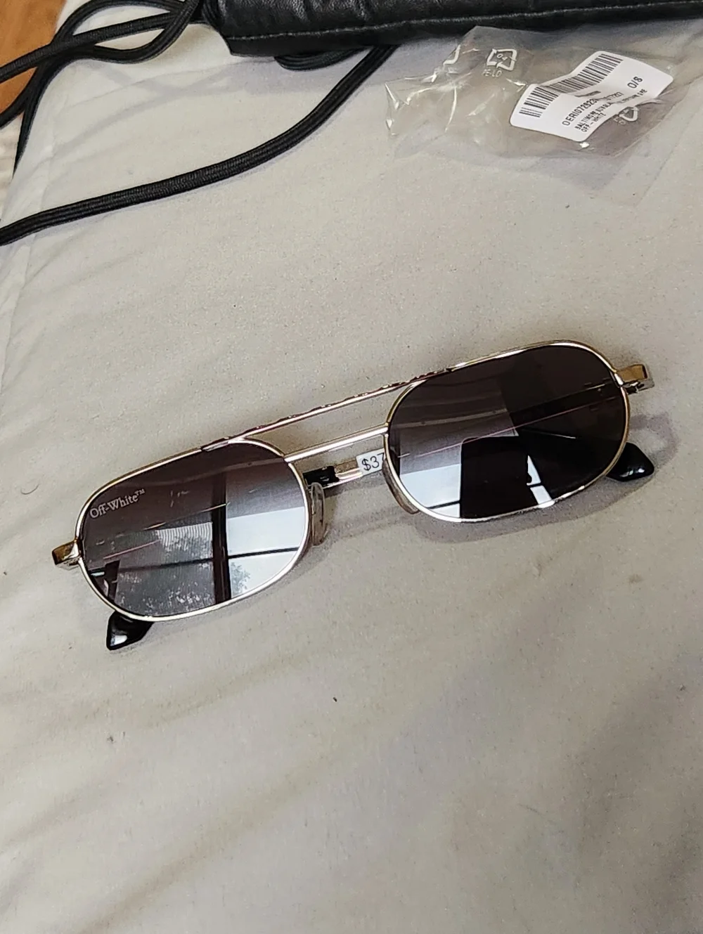 Off-White Baltimore Sunglasses Silver Metal